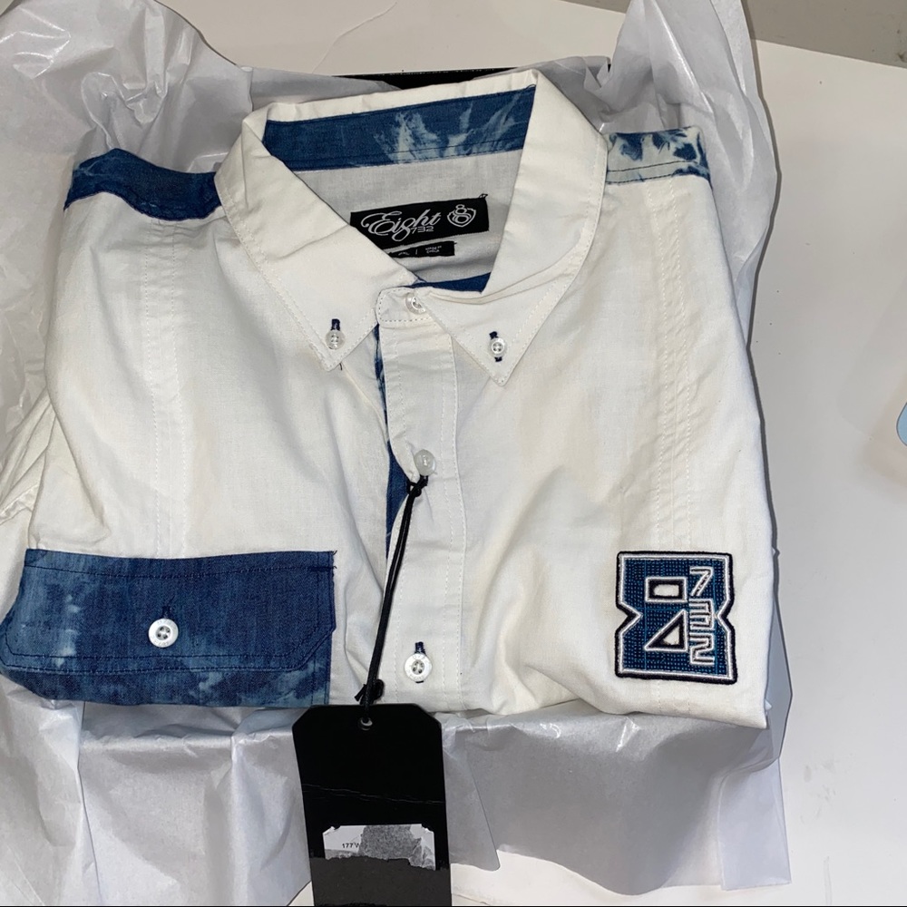 Eight 732 MENS Shirt Short Sleeves 2XL